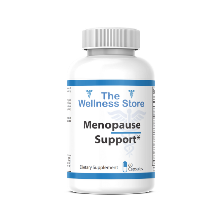 Complete Menopause Formula supplement facts showing hormonal support ingredients and adaptogens