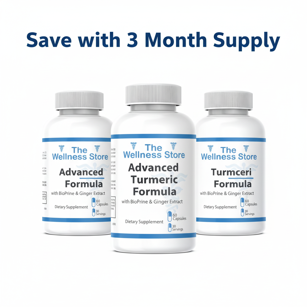 3 bottles Platinum Turmeric with Save with 3 Month Supply