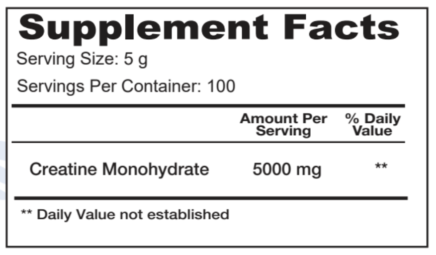 Creatine Monohydrate