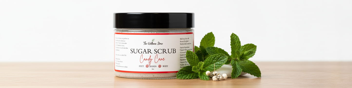 Candy Cane Sugar Scrub