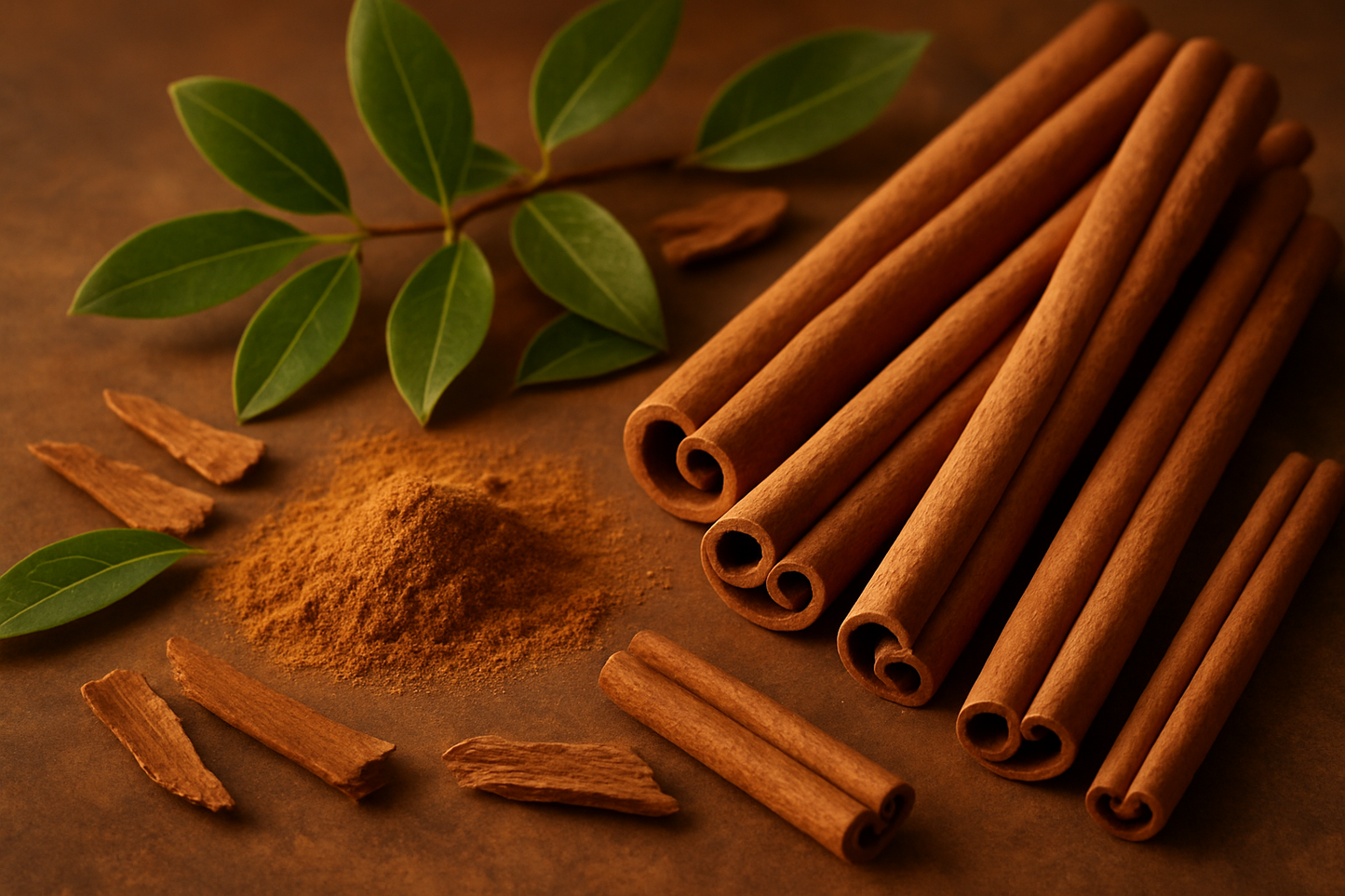 Cinnamon essential oil background image