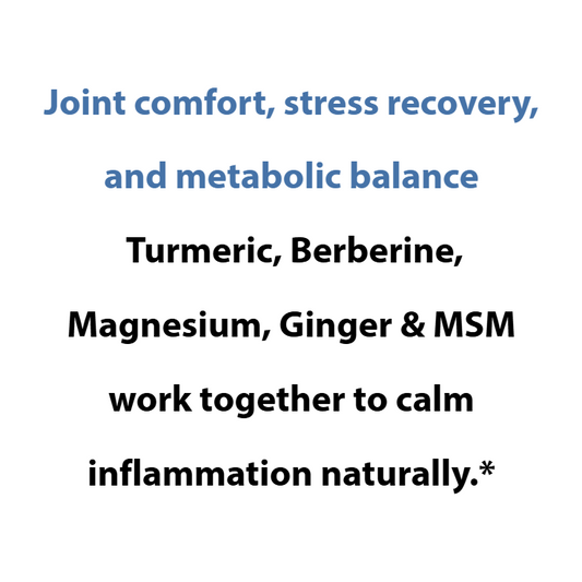 Text describing health benefits and ingredients on a white background