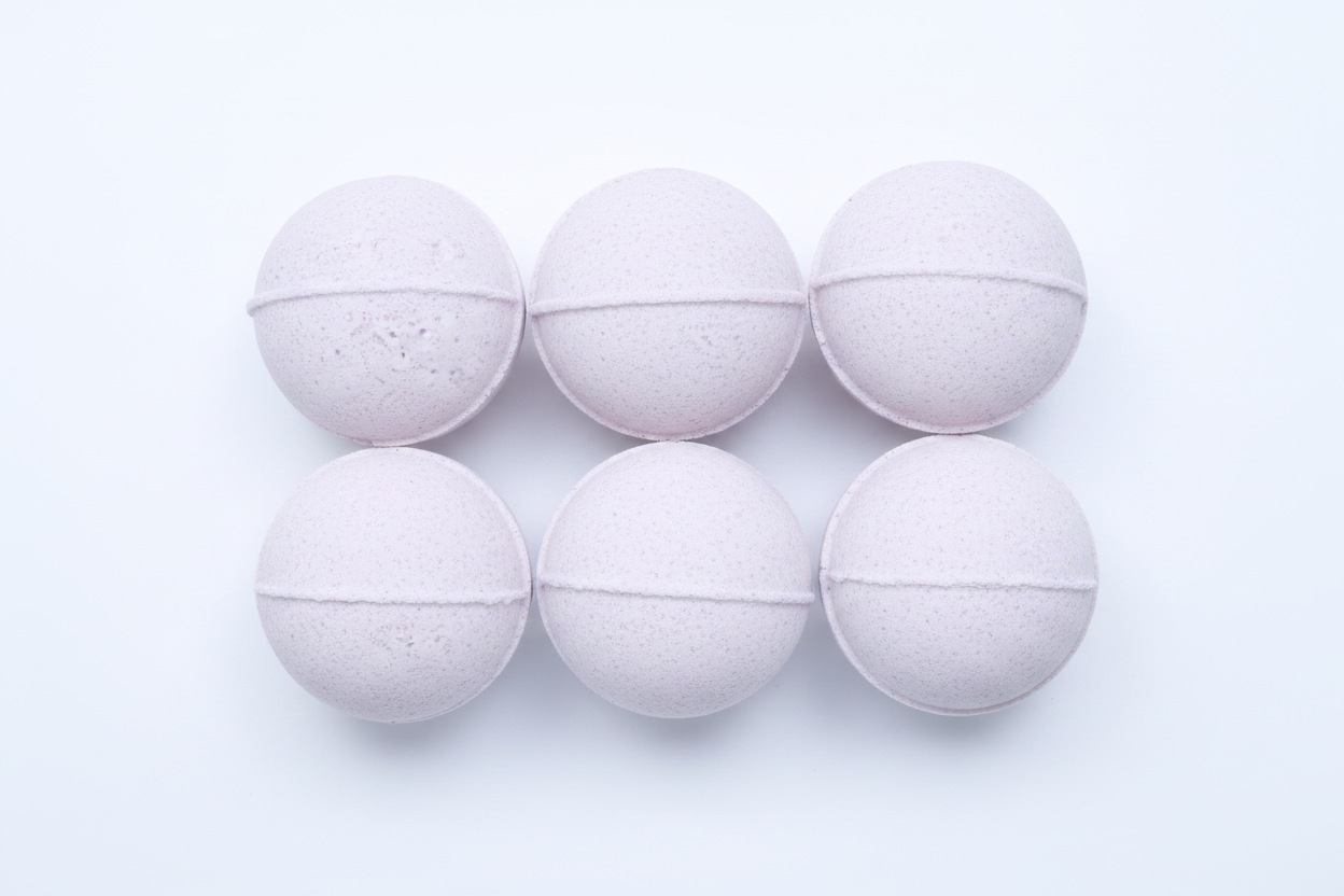 Six Lavender Bath Bombs