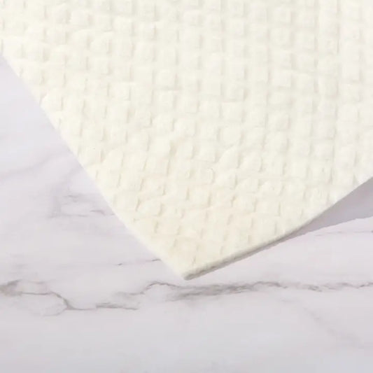 Swedish dish cloth on a marble background