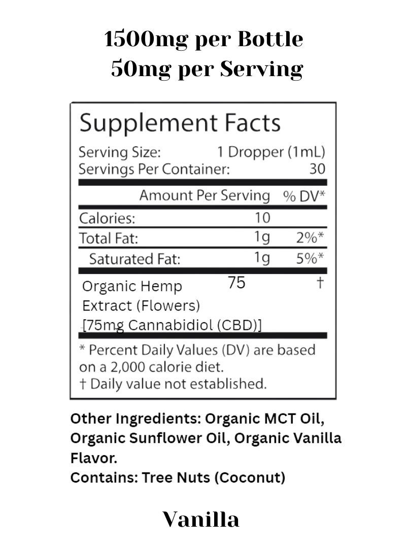 CBD Oil - 1500mg Full Spectrum