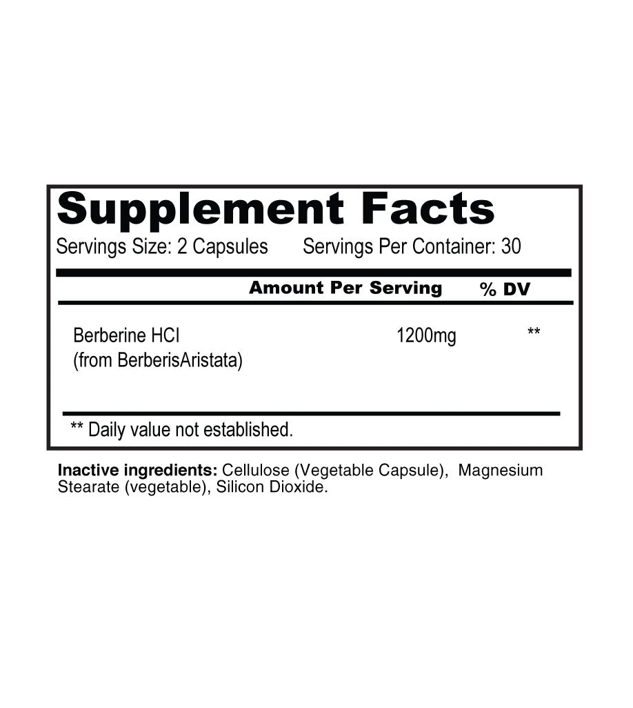 Berberine Supplement Facts