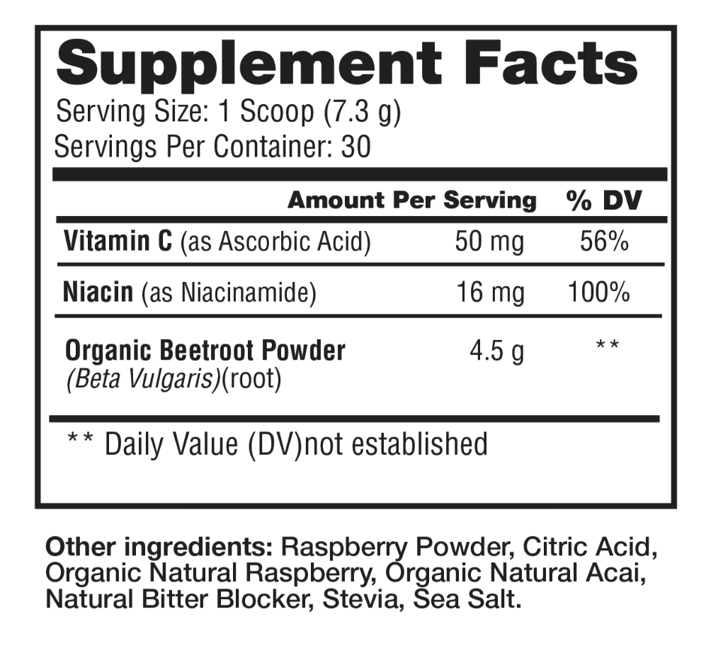 Beet Root Powder Mix - Organic Superfood Blend for Energy & Circulation