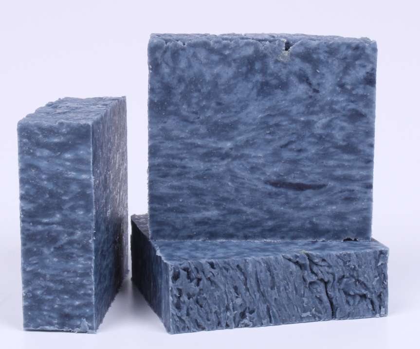 3 bars of soap on a white background