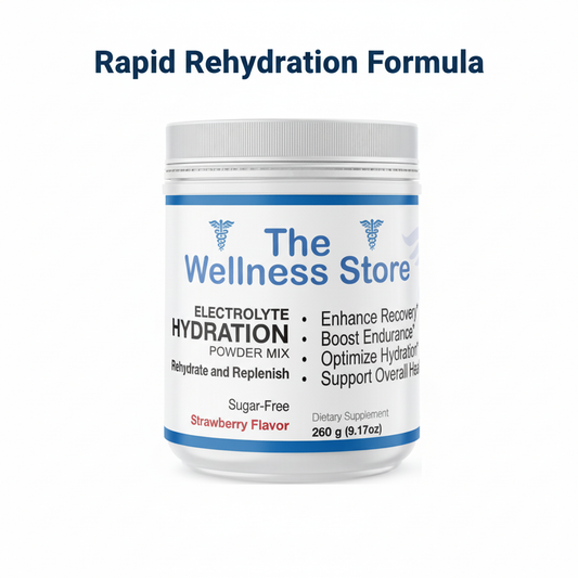 Electrolyte Hydration Powder Strawberry Flavor - Single Bottle