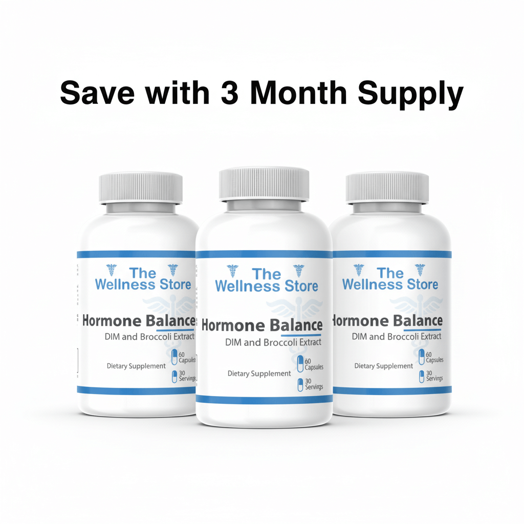 3 bottles Hormone Balance with Save with 3 Month Supply text