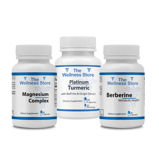 Inflammation & Balance Bundle with Magnesium, Platinum Turmeric and Berberine