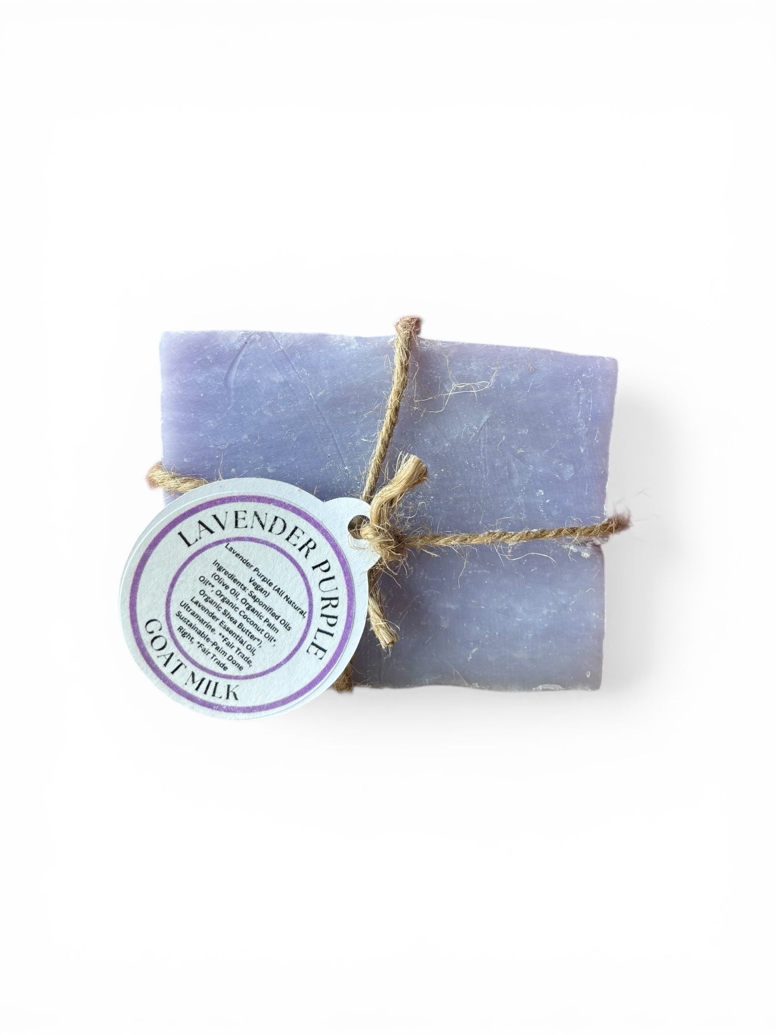 Lavender Purple goatmilk soap