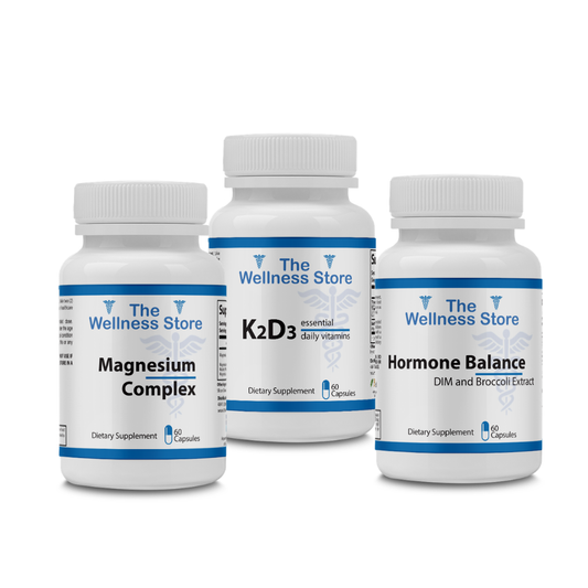 Menopause Complete bundle that includes Magnesium Complex, K2D3 and Hormone Balance