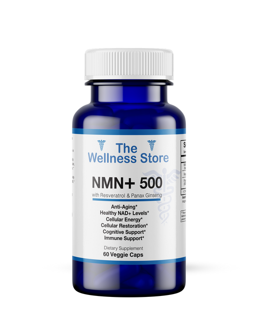 NMN 500+ Platinum - Premium Longevity & Anti-Aging Supplement