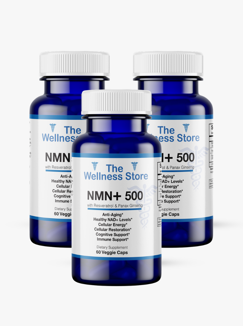 NMN 500+ Platinum - Premium Longevity & Anti-Aging Supplement