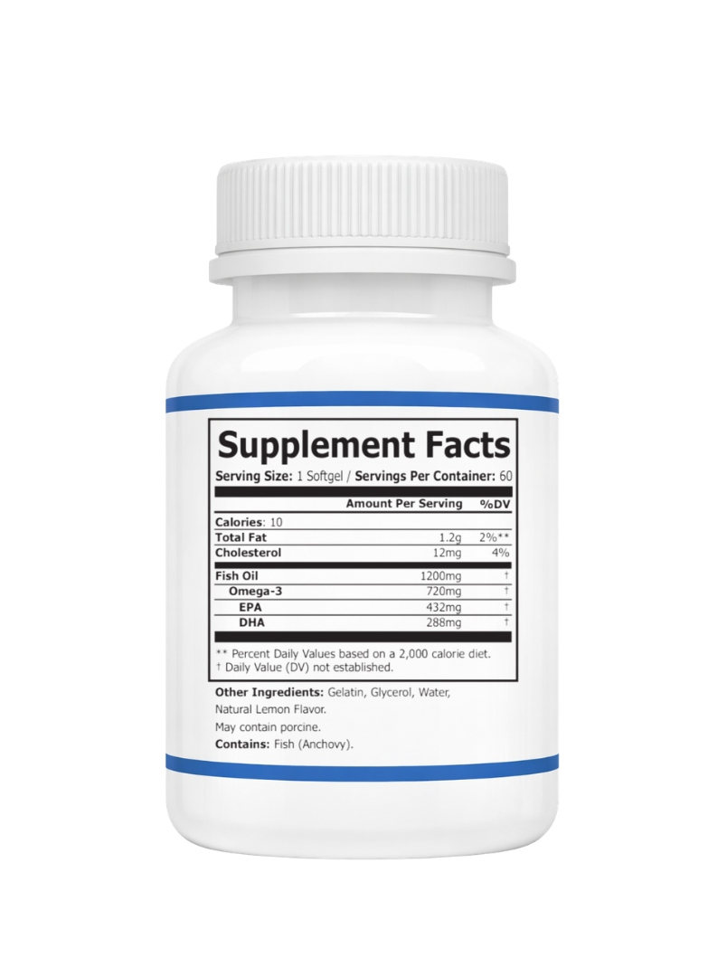 Omega-3 Lemon Complex - Cardiovascular & Cognitive Health