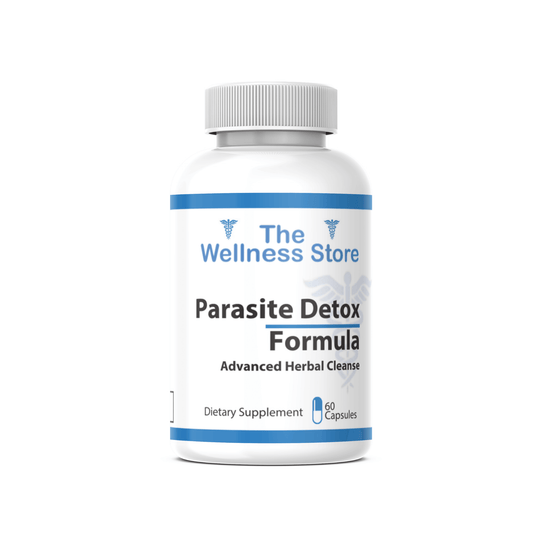 Parasite Detox herbal formula with complete cleanse, digestive wellness, and gut health benefits
