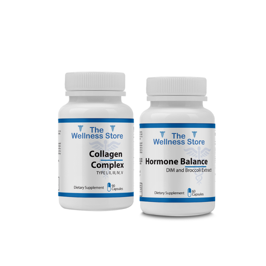 Radiant kin Bundle with Hormone balance and Collagen Complex