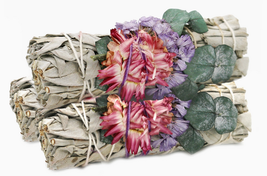 Fairy Dreams Floral Smudge Stick - 4 Inch