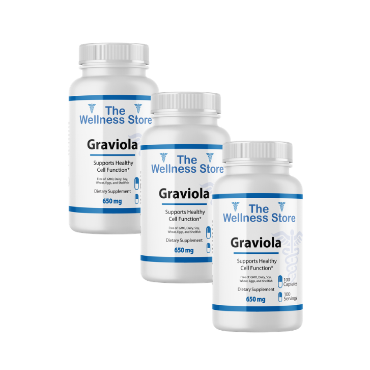 Graviola 650mg - Soursop Leaf Extract for Immune & Wellness Support
