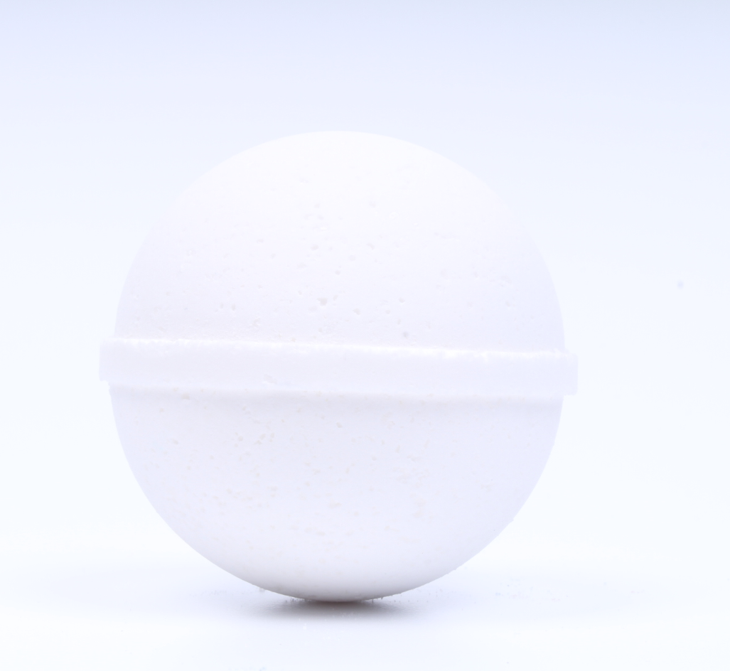 sinus soother bath bomb to clear airways on a white background