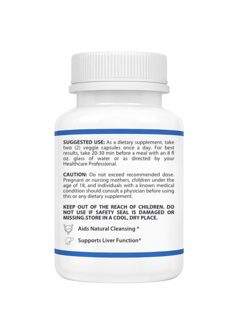 Suggested use for UTI Balance supplement on bottle with a white background