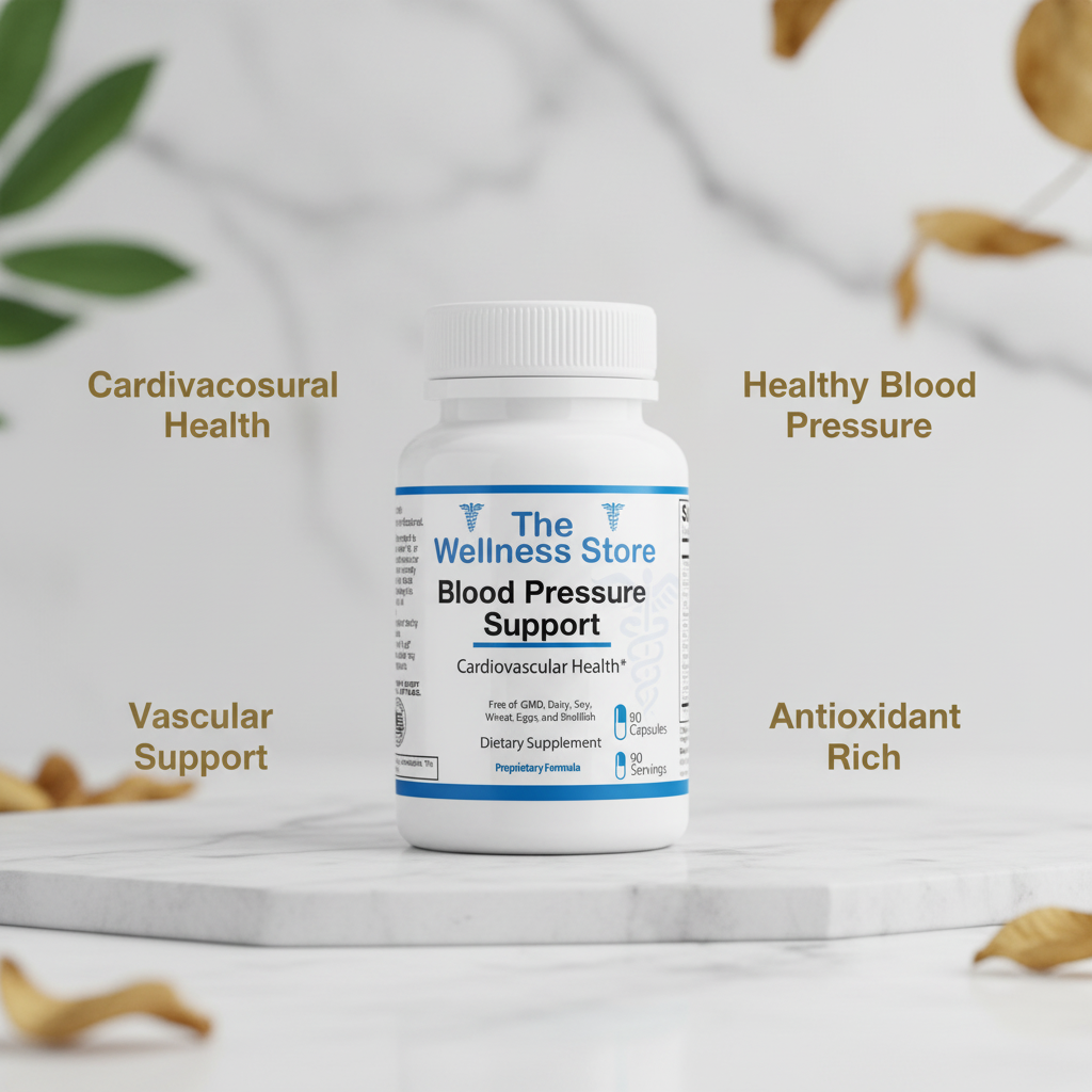 Blood Pressure Support cardiovascular health supplement for healthy blood pressure and vascular support