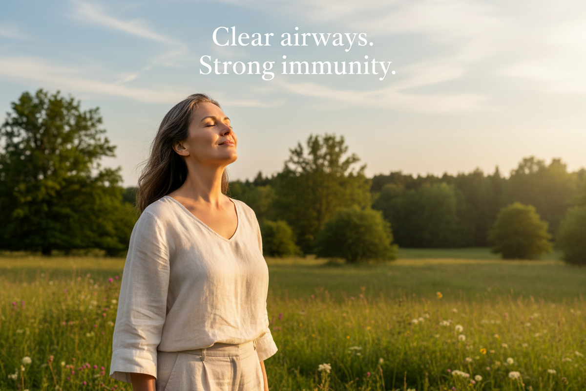 Breathe Easy Complex - Clear airways. Strong immunity.