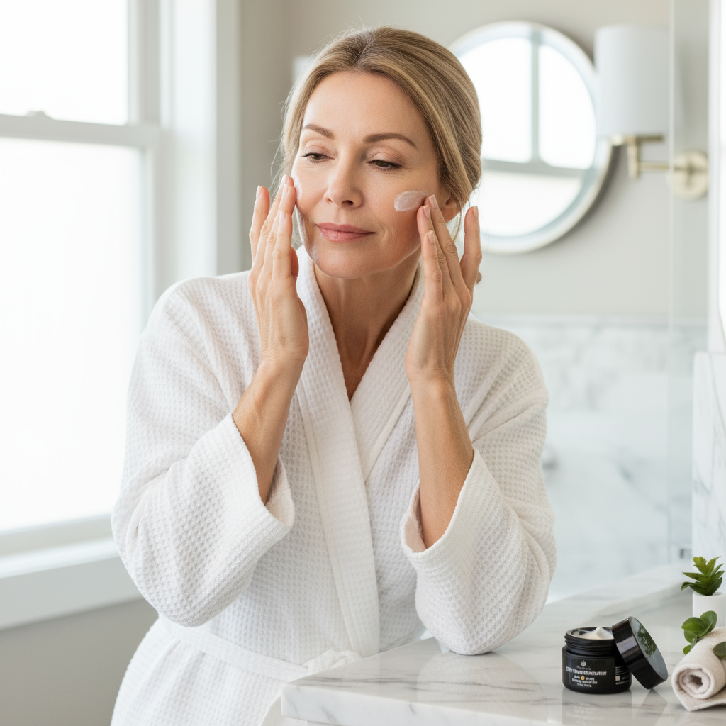 CBD Facial Moisturizer for youthful skin as you age