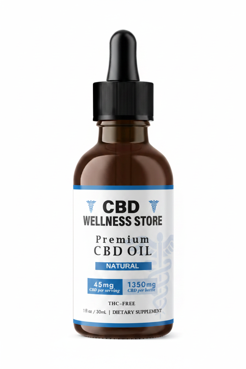 CBD Oil 1350 - Natural