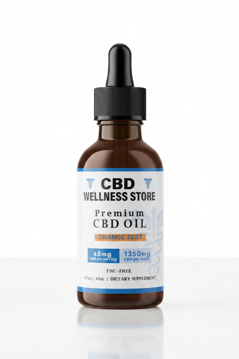 CBD Oil 1350 - Orange Zest