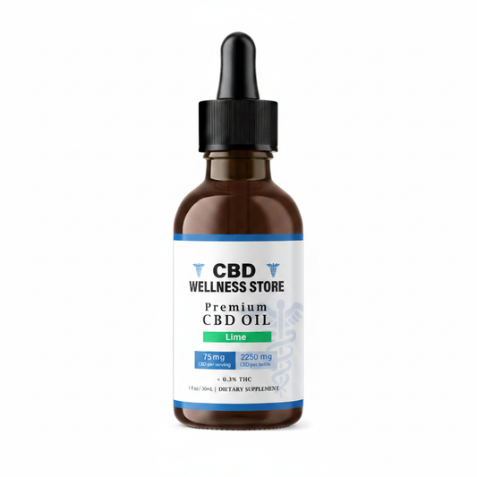 2250mg CBD Oil Lime Full spectrum tincture
