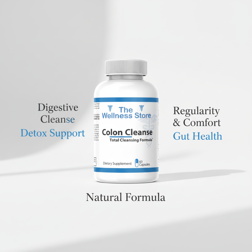 Complete Colon Support supplement with digestive cleanse, detox, and gut health benefits