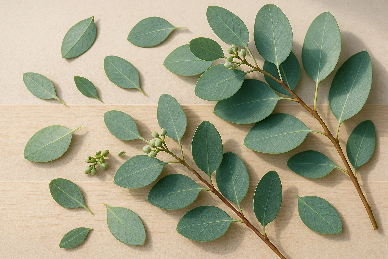 Eucalyptus essential oil background image