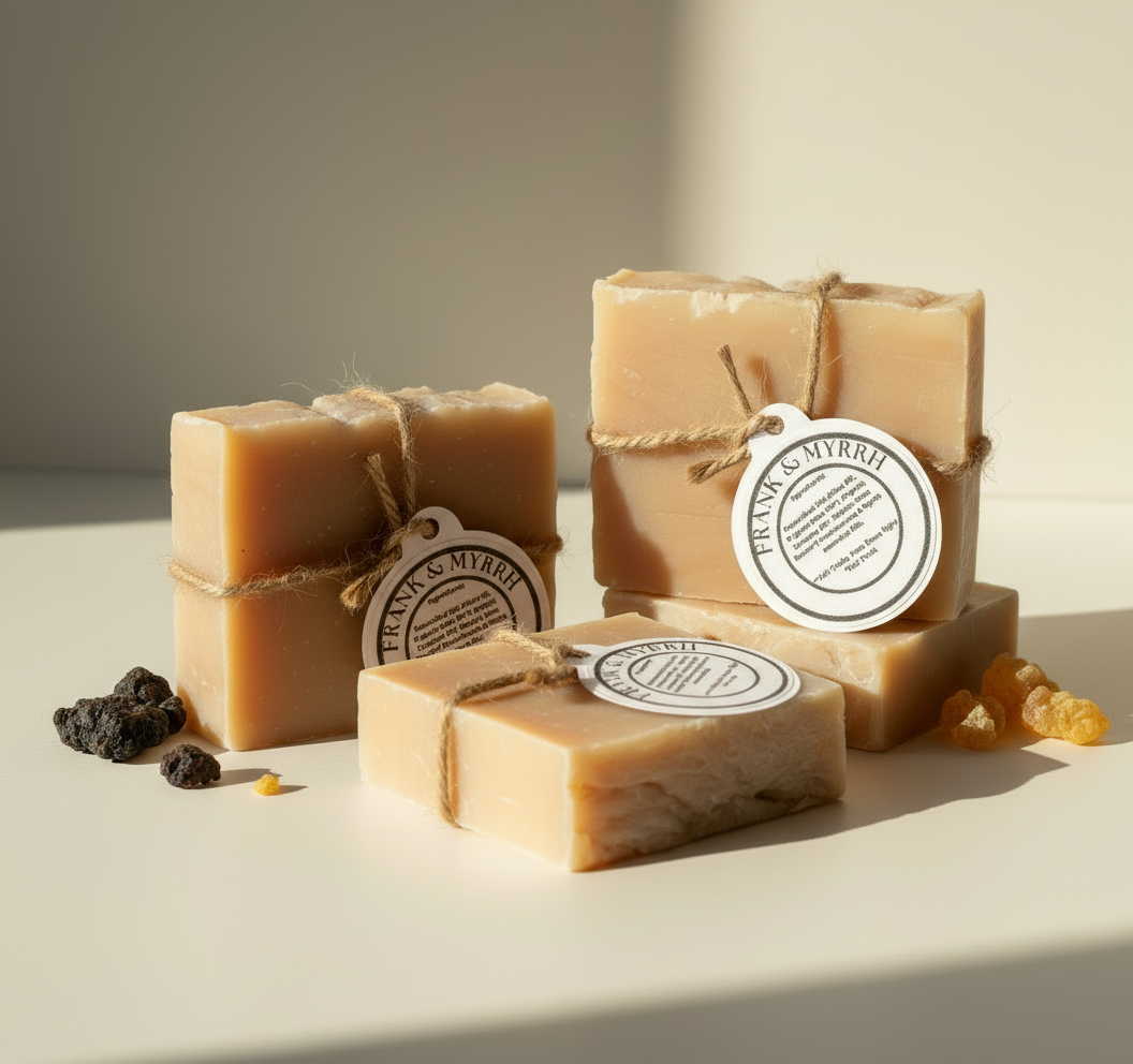 Frankincense and Myrrh Soap - Three Pack (Corrected)