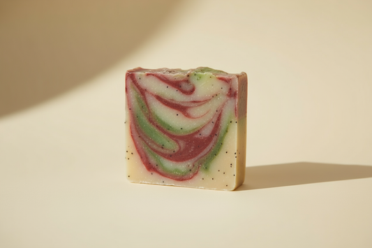 Holiday Cheer Natural Soap - No Label, Cream Background