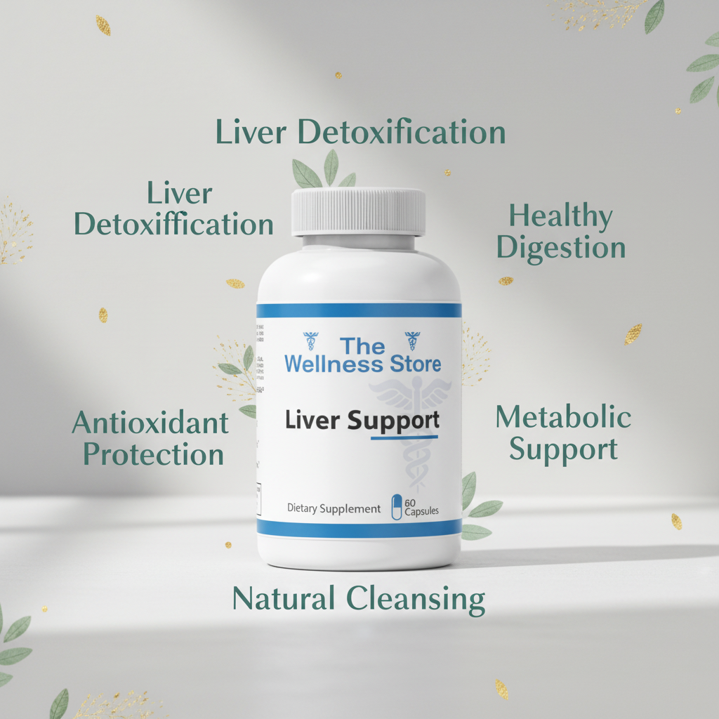 Liver Support supplement with detoxification, digestion, and metabolic support benefits