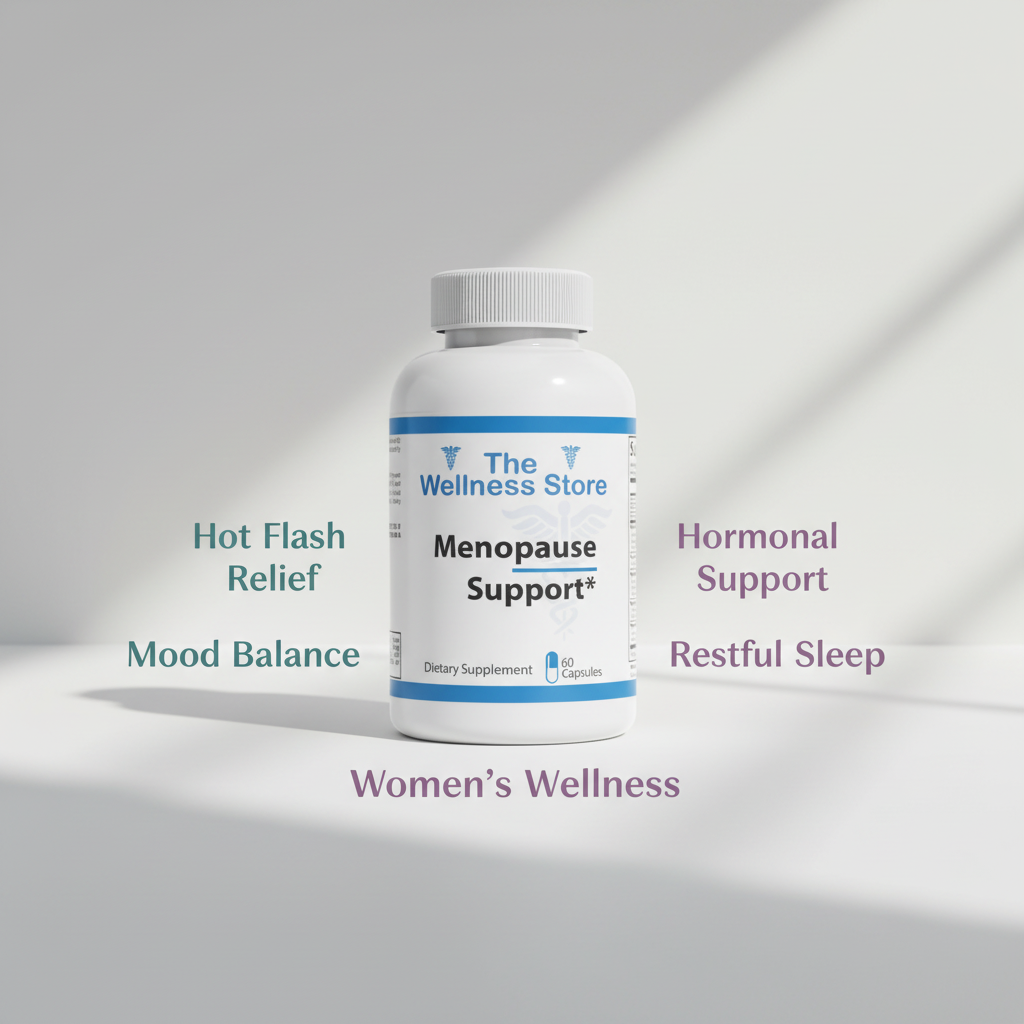 Menopause Support supplement with hot flash relief, mood balance, and hormonal support benefits