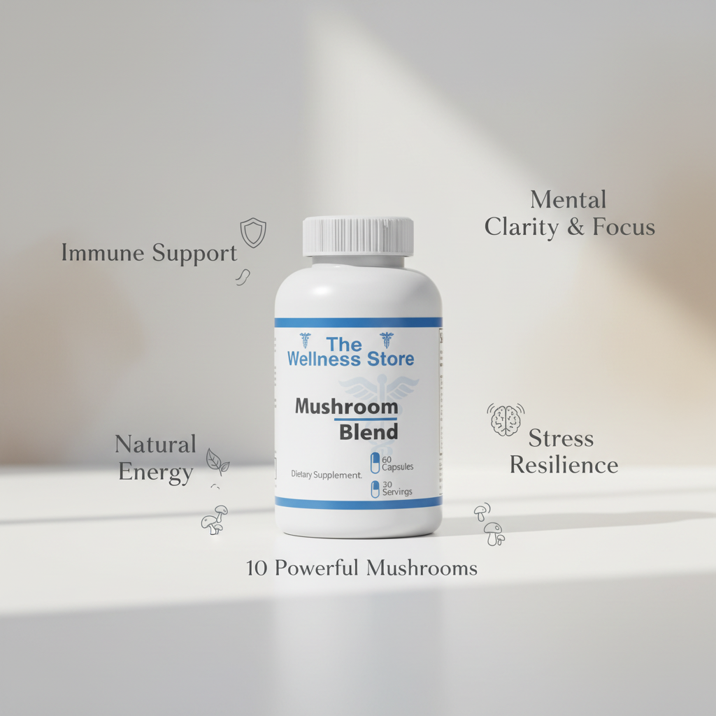 Mushroom Blend Product with Benefits