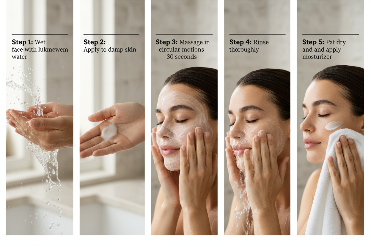 Oats & Honey Cleanser How To Use instructions