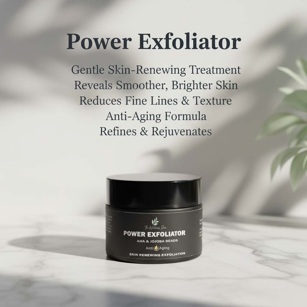 Power Exfoliator Benefits Promotional Image