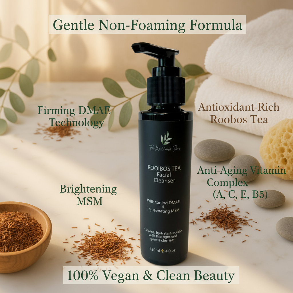 Rooibos Facial Cleanser Benefits with Product