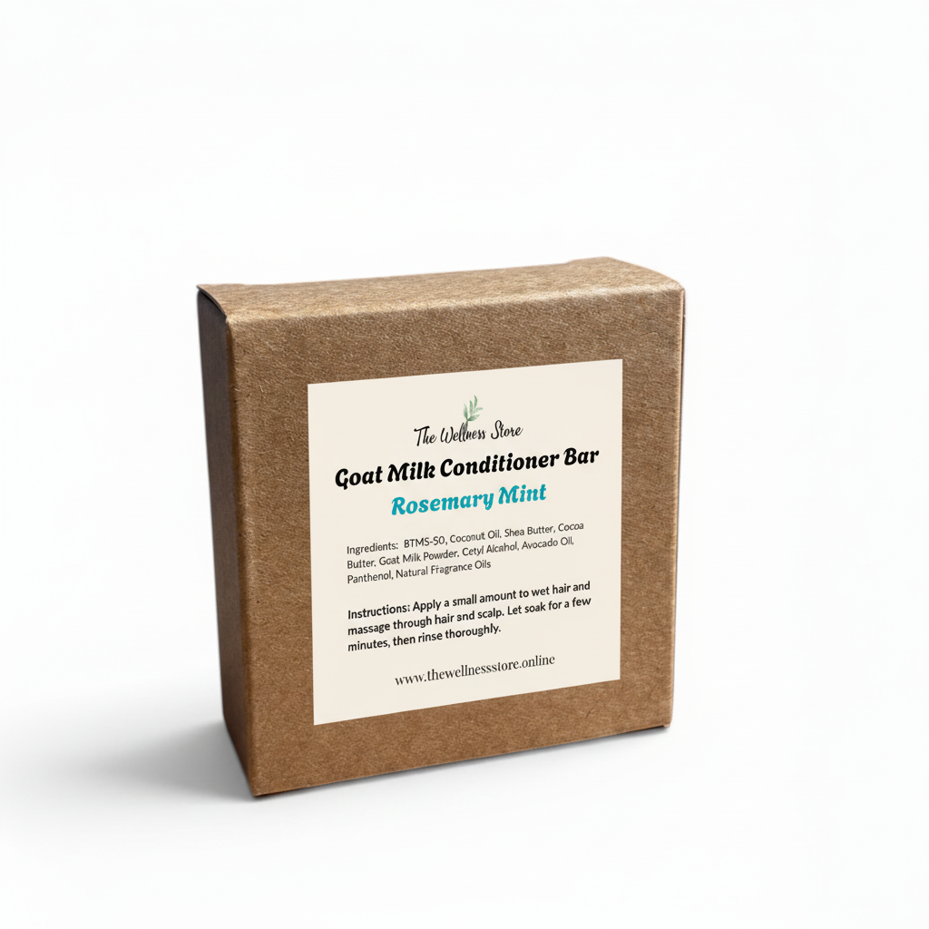 Rosemary Mint Goat Milk Conditioner Bar - matched