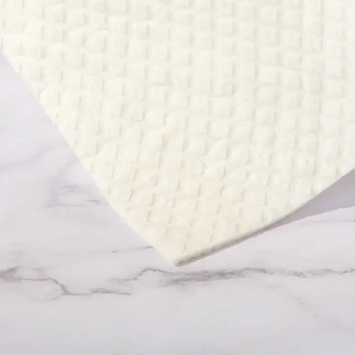 Swedish dish cloth on a marble background