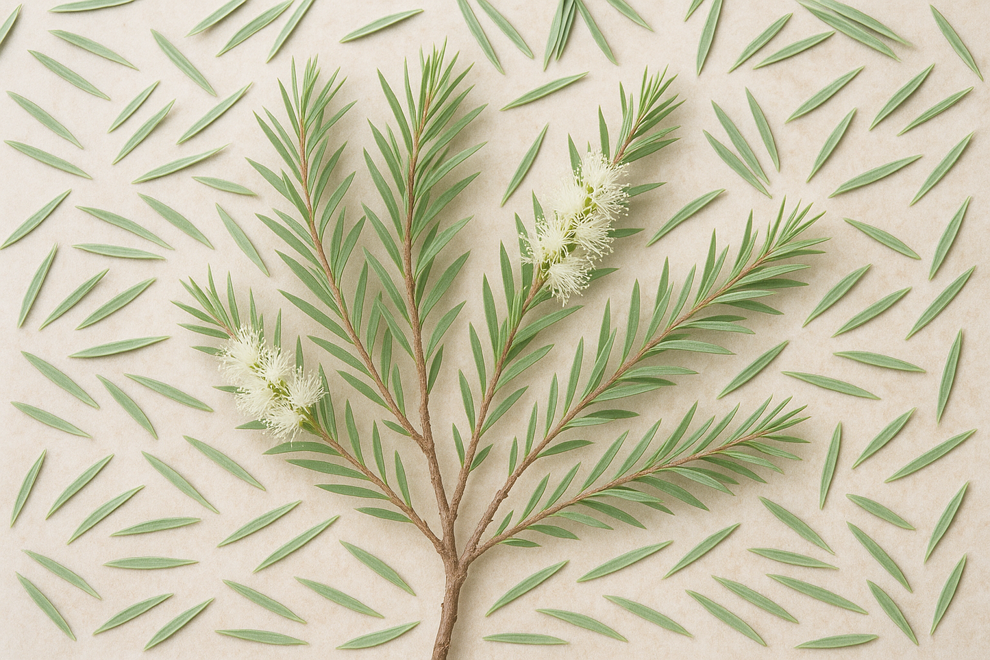 Tea tree essential oil background image