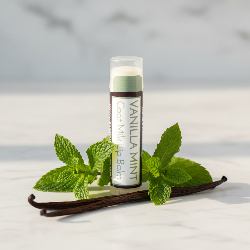 Vanilla Mint Goat Milk Lip Balm - Individual